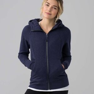 Lululemon Scuba Hoodie III (Storage) Heathered Deep Indigo Size 6